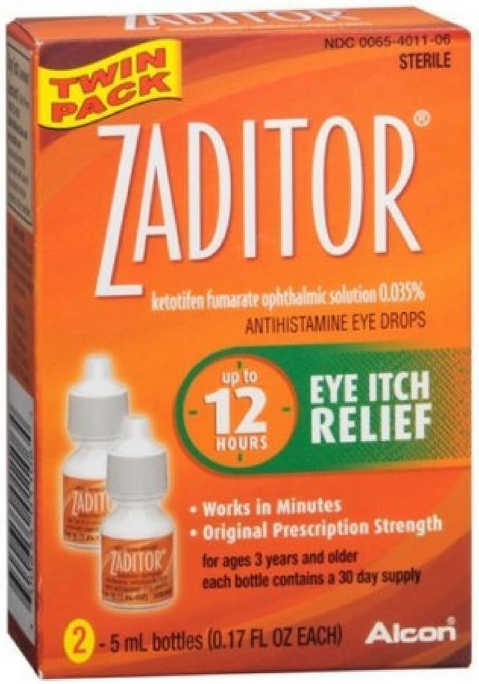 Zaditor Antihistamin Augentropfen Twin Pack 0.34 Fl oz