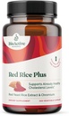 BIOACTIVE NUTRIENTEN Red Rice Plus Supplement- 240 Gemüsekapseln - proprietäre Mischung aus Turmeric, Black Pepper, Cayenne Pepper, Ginger Root und Rosemary - Cholesterol Support