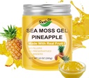 Organic Sea Moss Gel,(10OZ) Irish Seamoss Gel Made with Real Fresh Fruit,Gluten-Free&Vegan Friendly&Non-GMO Superfood with All Natural Essential Vitamins,Minerals (Pineapple)