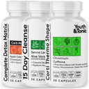 Youth & Tonic Thermogenic Corti Thermo Shape 15 Day Colon Cleanser & ACV Detox | for Detox Cleanse Energy and Metabolism | 90 Pills