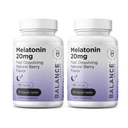 Melatonin 20mg Fast Dissolve Tablets - Hohe Potenz, schnelles Handeln, natürliche Schlafunterstützung - Schlafhilfen für Erwachsene - Non-Groggy, Drug-Free Formula - 120 Schlafpillen - Paket von 2