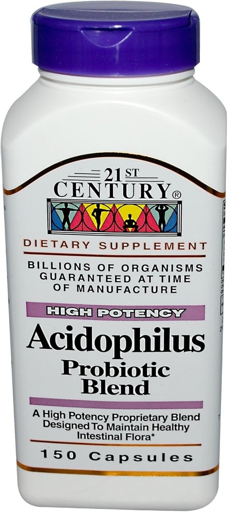 21st Century, Acidophilus, Probiotic Blend, 150 Kapseln