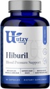 Utzy Naturals Hiburil | Blutdruck-Unterstützung Formel | mit Olivenblatt-Extrakt, Hibiscus-Extrakt, & Zitronenbalsam-Extrakt | 90 Kapseln