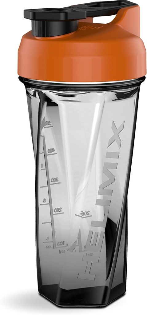 HELIMIX 2.0 Vortex Blender Shaker Bottle hält bis zu 28oz | Kein Blending Ball oder Whisk | USA Made | Portable Pre Workout Whey Protein Drink Shaker Cup | Mixes Cocktails Glatteies Shakes | Top Rack Safe