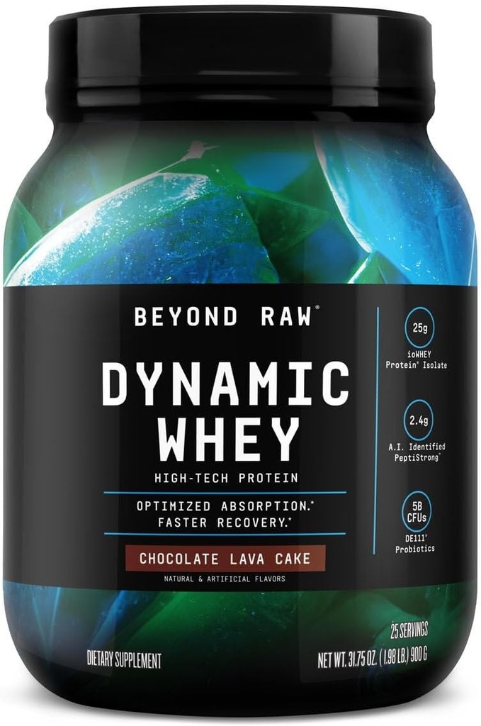 Jenseits von Raw Dynamic Whey High-Tech Protein - Chocolate Lave Cake (25 Servierungen)