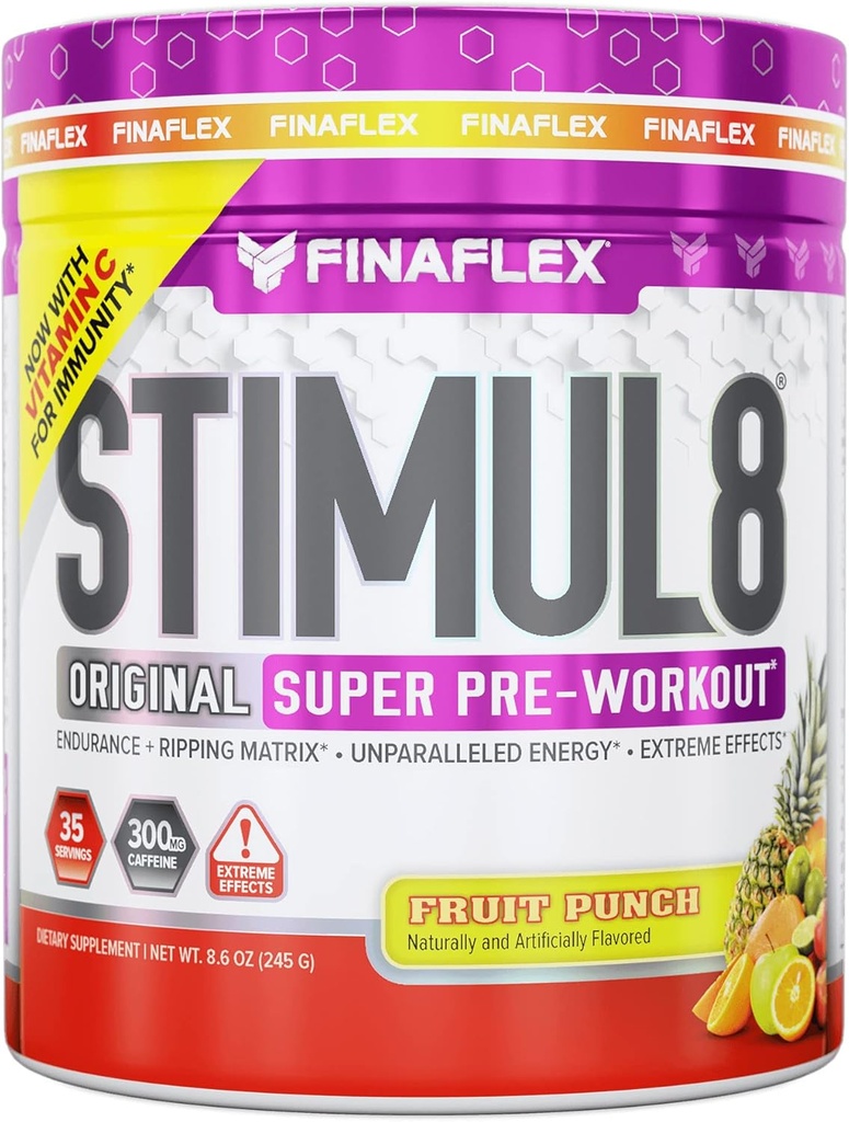 Finaflex Stimul8, Punch, 8,5 Unze