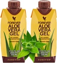 Forever Living Aloe Vera Gel® Minis (330mL/11.15oz Jeder) 99,7% Pure Inner Leaf Aloe Vera Gel, keine zusätzlichen Konservierungsstoffe. Glutenfrei (Pack mit 2)