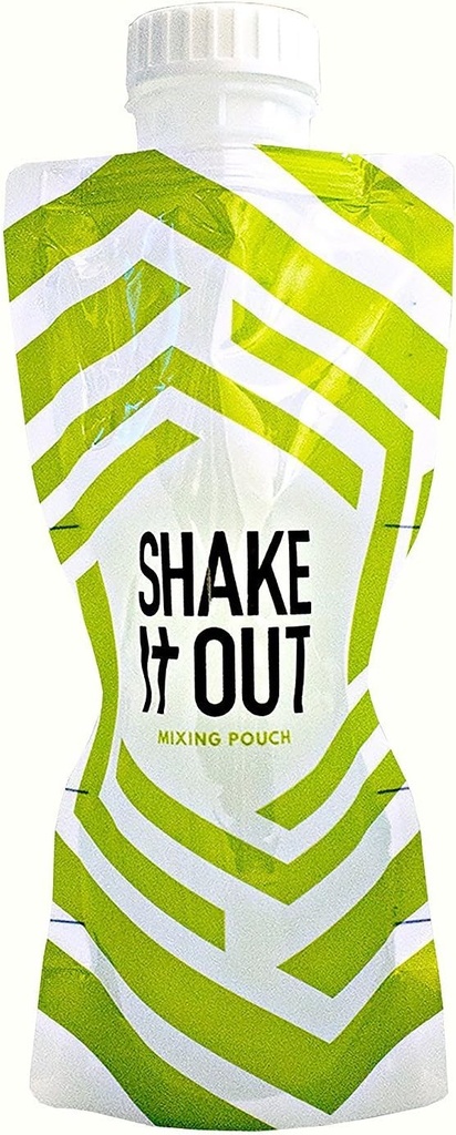 Collapsible Shaker Bottle für Protein Shakes, Supplements - 12 Unze wiederverwendbar, recycelbar, Reiseflasche