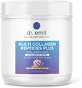 Dr. Emil Multi Collagen Peptides Plus mit Hyaluronsäure - Pfefferminz Hot Cocoa Flavor - 9g Collagen Pro Servieren für Haut, Haar, Nägel & Gelenkunterstützung