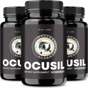 rize labs Ocusil Capsules, Ocusil Support Eye Supplement, Ocusil Lubricant zu verbessern Konzentration und Fokus, Ocusil All-Natural Pillen für gesunde Augen (180 Kapseln) (Pack von 3)