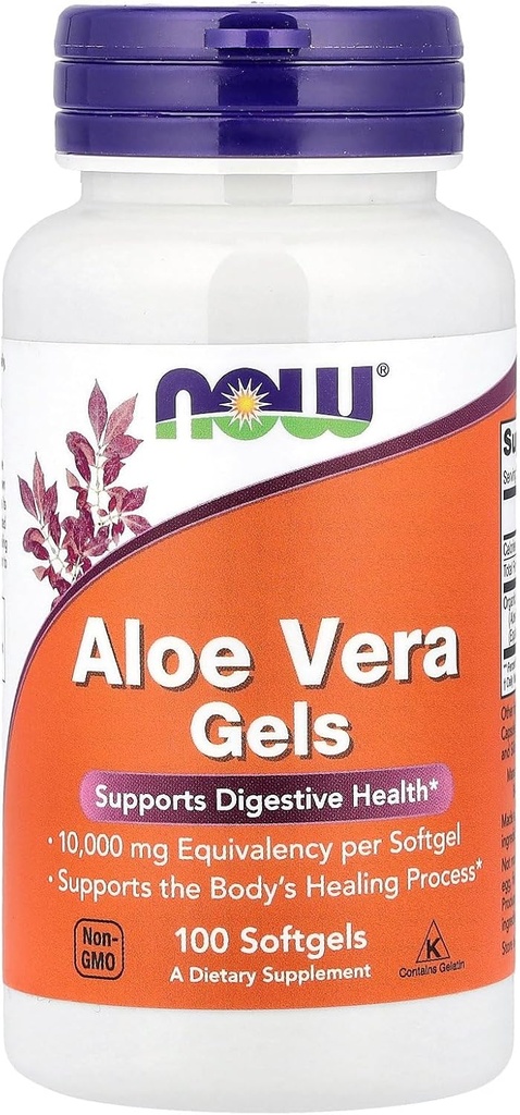 JETZT Lebensmittel Aloe Vera 10, 000 Gele 100 Sgels