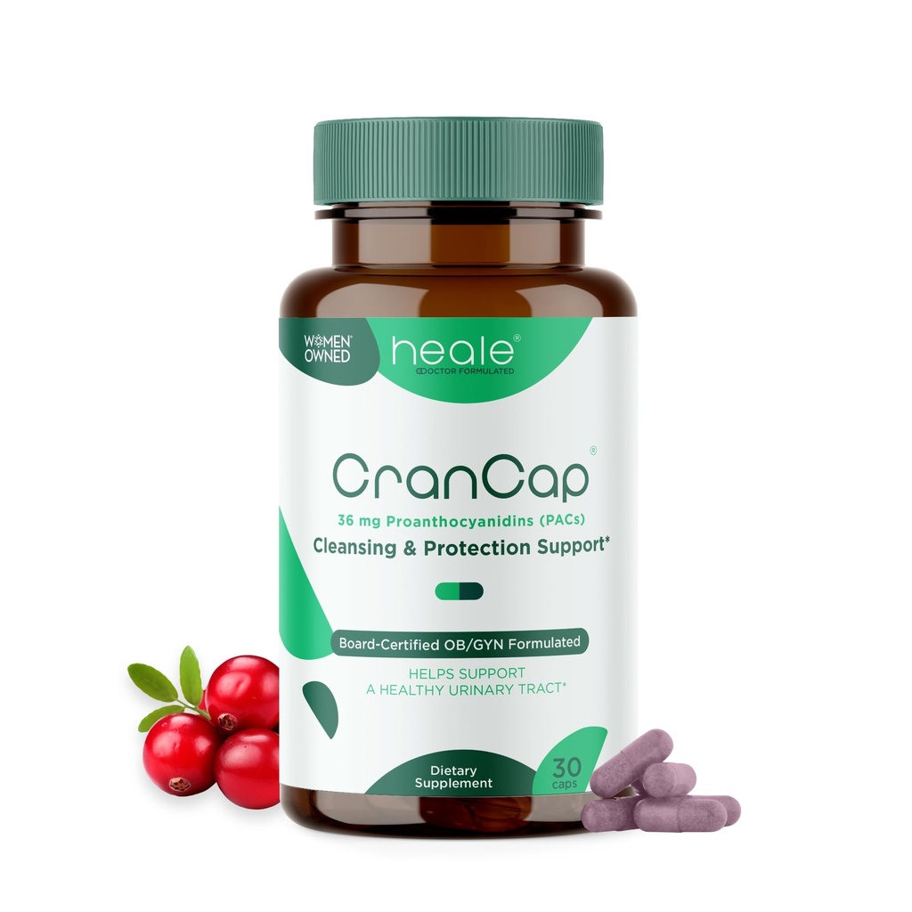 Cranberry Pills - Urinary Tract Health Cranberry Supplement - 36 mg Potent PACs - Non GMO, Vegan, Gluten Free - von Heale - 30 Kapseln