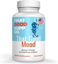 That Good Supp Co - That Good Mood Support Supplement für Damen und Herren - Mood Booster, unterstützt mit Stress Relief & Kognitives Wohlbefinden - Vitamin B12, 5-HTP, Ashwagandha Root, GABA - Made in USA