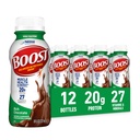 BOOST High Protein Ready to Drink Balanced Nutritional Drink, Rich Chocolate, 8 FL OZ (Pack von 12)