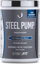 SteelFit Steel Pump | Advanced Pre Workout Powder & Nitric Oxide Supplement | Blue Raspberry, 30 Portionen | für Muskelaufbau & Erholung | Hergestellt mit Peak ATP, Ashwagandha, & Elektrolyte