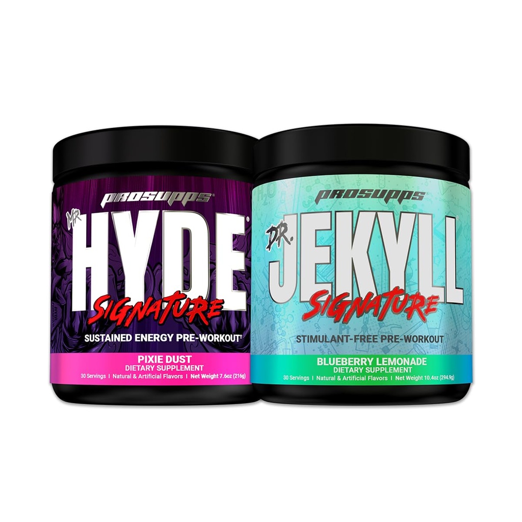PROSUPPS Herr Hyde Signature 30-Serve Pixie Dust und Dr. Jekyll Signature Blueberry Lemonade