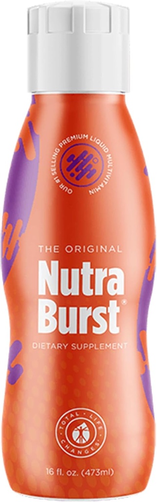 NutraBurst - Flüssiges Multivitamin, Tägliche Ernährungsunterstützung, verpackt mit essentiellen Vitaminen und Mineralstoffen, 16 fl. oz