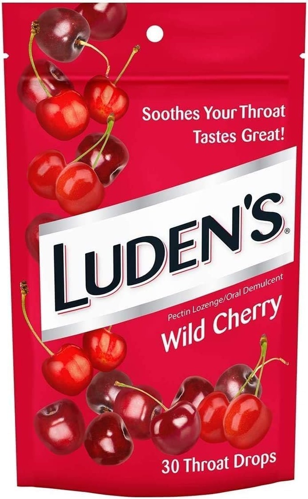 Luden's Throat Tropfen Wild Cherry 30 Tropfen (3 PACK)