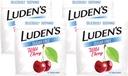 Ludens Sore Throat Tropfen, für Minor Sore Throat Relief, Sugar Free Wild Cherry, 75 Graf (Pack von 4)