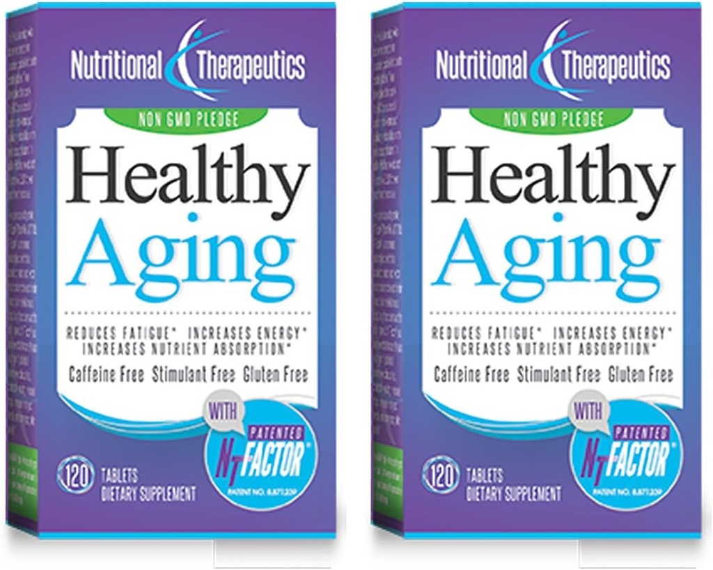 NTI Nutritional Therapeutics Inc. - Gesundes Altern mit NTFactor®, 120 Tabletten - Jugendherzigkeit, Erhöhte Energie, Verbesserung der Lebensqualität (2)