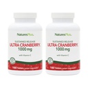 NaturesPlus Ultra Cranberry 1000-180 Sustained Release Tablets, Pack of 2 - Unterstützt einen gesunden Urinary Tract - Non-GMO, Vegetarisch, Glutenfrei - 180 Total Servings