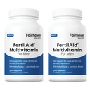 Fairhaven Health Dünger für Männer Fertilität Ergänzungen für Männer Zwei Monate Versorgung | Zählen, Beweglichkeit Unterstützung Pre-Conception für ihn | Männliche Fruchtbarkeit Unterstützung Inklusive L-Carnitin, Zinc | 2 Flaschen