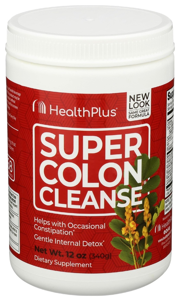 Health Plus Super Colon Cleanse - 10-Day Cleanse - Detox, Glutenfrei, Dairy Free, Natürliche Kräuter Zutaten (Mehr als 1 Sauber, 12 Unzen)