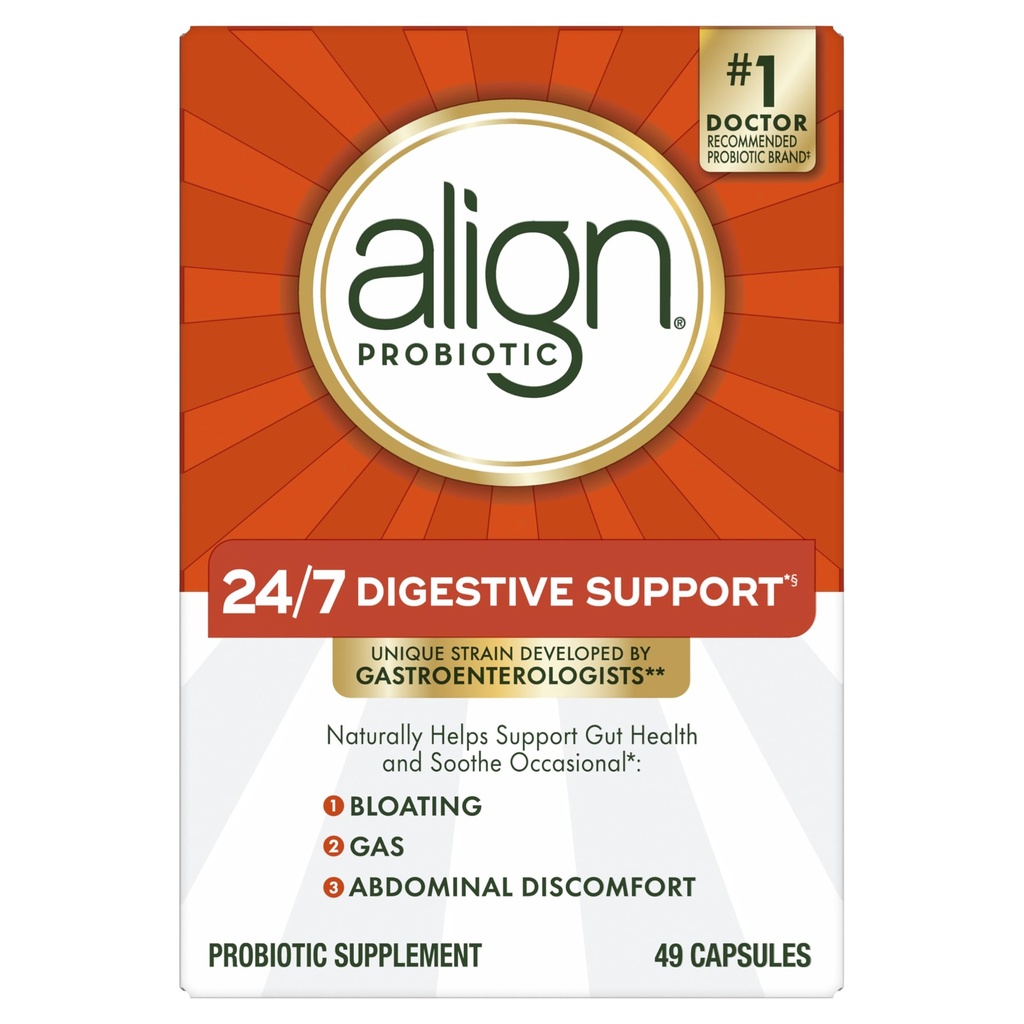 Align Probiotic Supplement Capsule 49 count (Packaging Mai Vary)