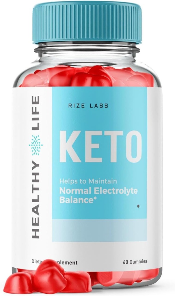 rize labs - Gesundes Leben Keto ACV Gummis - Fortgeschrittene Gewichtsverlust - Schlanke Belly Fat Diät - Hilft, normale Elektrolyt Balance (60 Gummi) zu halten