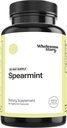 Wholesome Story Organic Spearmint Capsules Supplement | 1000mg Spearmint Leaf | 333.33mg Pro Capsule | Unterstützt Hormone, Verdauung & Gut | Mentha Spicata | 30-Tag Versorgung