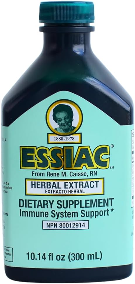 Essiac Original Kräuter-Flüssig-Extrakt – 10.14 fl oz Flasche | Leistungsstarke Antioxidantien-Mischung zur Förderung von Gesundheit und Wohlbefinden | Originalformel von 1922