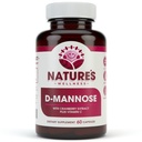 D MANNOSE mit Cranberry Extract & Vitamin C - Urinary Tract UT Cleanse & Bladder Health - Schützt gegen Urinary Tract Infections UTI - Natural Healthy Flush & Detox Impurities | 60 Veg Capsule