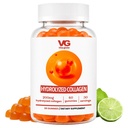 VITA GLOBE Collagen Gummies – 200mg Hydrolyzed Collagen Types I, II, III, V & X, Supports Hair, Skin, Nails, Joints & Bones, Beauty & Wellness Supplement for Women & Men – 60 Count (Pack of 1)