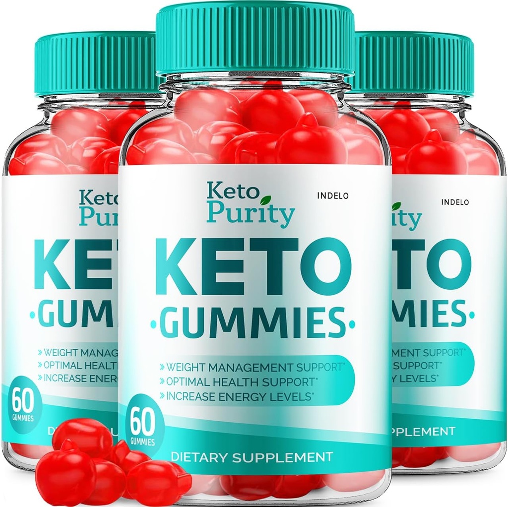 (3 Pack) Keto Reinheit ACV Gummies Advanced Loss - Reinheit Keto Plus ACV Gewichtsmanagement Gummie Apfelessig KetoPurity ACV, Keto Reinheit Gummies Bewertungen Vitamin B12 Keto+ACV (180 Gummi)
