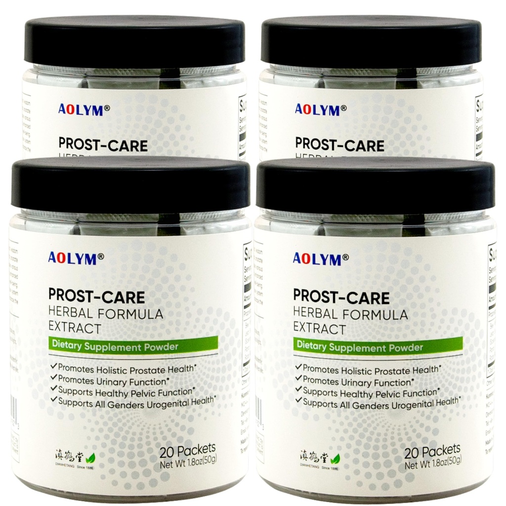 Prost-Care Multi Target Natürliche Kräuterformulierung 4000 mg, Enhance Healthy Urinary Flow, Förderung von Pelvic Wellness & Urinary Function, Enhance Prostate Health for Man 20 Packets/Bottle (Pack mit 4)