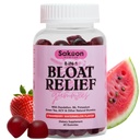 Sakoon Ernährung Bloating Relief Gummi für Damen - Grüner Tee, ACV, Dandelion, Buchu Blatt, Natürliche Verdauungsunterstützung, 60 Gummie, Wassermelone Geschmack