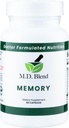 Memory - Natural Blend - Expert Formulierte Ergänzung für kognitive Wellness, Gedächtnis, & Neural Function - Premium L-Tyrosin, Phosphatidylserine, Bacopa Monnieri - 30 Kapseln 2 Pack