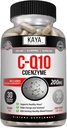 Kaya Naturals - CoQ10 Power Antioxidant Supplement - Hilfsmittel in Herzgesundheit und Immunfunktion - Restauriert tägliche Zell- und Energieproduktion - 30 Veggie Kapseln Co-Q10
