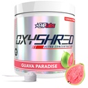 EHP Labs OxyShred Pre Workout Powder & Shredding Supplement - Preworkout Pulver mit L Glutamine & Acetyl L Carnitin, Energy Boost Drink - Guava Paradise, 60 Servierungen
