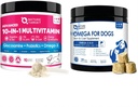 NATURE TARGET Hunde Vitamine Pulver - Omega 3 Fischöl für Hunde
