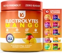 Keppi Keto Hydration Elektrolyte - Mango - Elektrolytpulver kein Zucker - Sips wie Sonnenschein - Keto Elektrolyt Pulver - Elektrolyte Zuckerfrei - Elektrolytpulver
