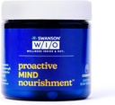 Swanson WIOTM Proactive Mind NourishmentTM Kräuter, Gehirngesundheit, Besseres Gedächtnis, NeuroFactor® + Sharp-PS®, B Vitamine, Glutenfrei, Vegan, Mental Wellness, 30 Veggie Kapseln (30-Day Supply)