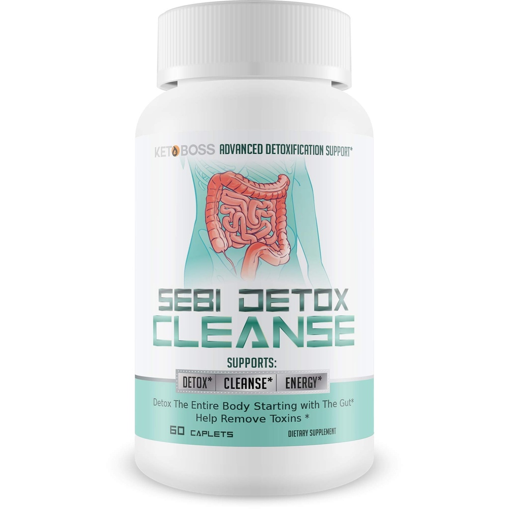 Sebi Detox Cleanse - Advanced Detoxification Support - Detox Der gesamte Körper beginnt mit dem Gut - Hilfe Toxine entfernen - Inspiriert von dr sebi Produkten - Natural Detox Cleanse - Keto Detox
