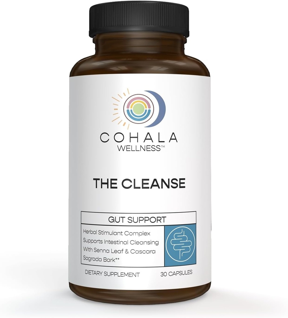 The Cleanse - 15 Tage Prebiotics Colon Cleanser & Detox Fiber Supplement Natural Laxatives MCT Oil Keto - 30 Kapseln
