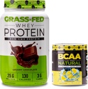Nutrologie Gras Fed Whey Protein Powder, unterstützt Lean Muscle Recovery & Performance, Creamy Chocolate Flavor (28 Servierungen) BCAA Natural, Lemonade Flavor (30 Servierungen)