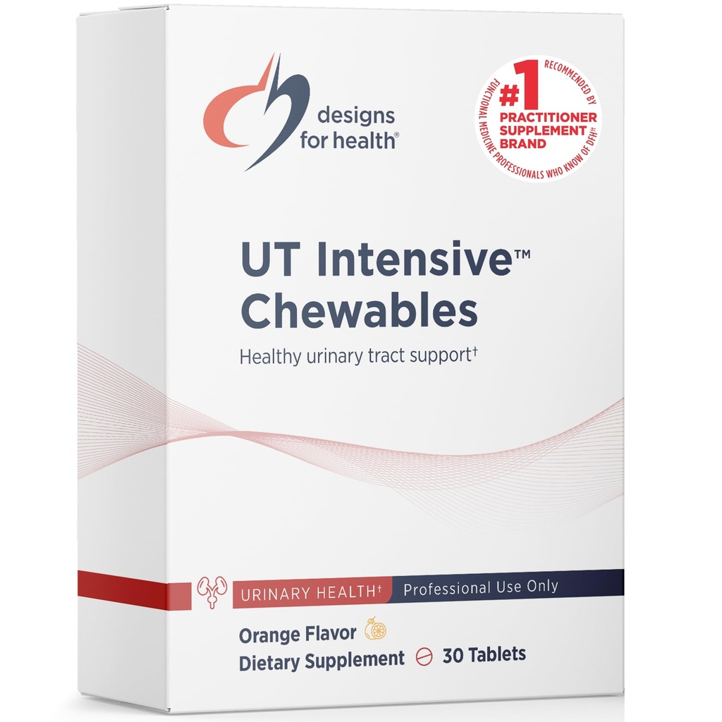 Designs für Gesundheit D-Mannose mit Cranberry Chewables - UT Intensive Chews für Frauen + Männer, Urinary Tract Support Supplement mit Cranberry Extract - Natural Orange Flavor - Vegan (30 Tabletten)