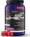 Ultimate Nutrition Prostar Whey Protein Powder Isolate, Raspberry - Low Carb, High Protein Powder Shake für Muskelaufbau & Recovery - Low Sodium, Low-Fat & Keto Friendly - 2 lbs Tub