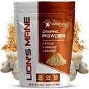 WELLNESS LABSRX Lions Mane Powder, Mushroom Supplement - 2000mg - Lions Mane Supplement - Lion's Mane Mushroom Powder Brain Ergänzungen für Gedächtnis und Fokus, Immununterstützung und Gesundheit - 120 Portionen