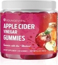 Youngevity Apple Cider Essiggummis 500mg w/Raw ACV von der Mutter, Detox reinigen und unterstützen Immunität, - 60 Gummy Vitamine