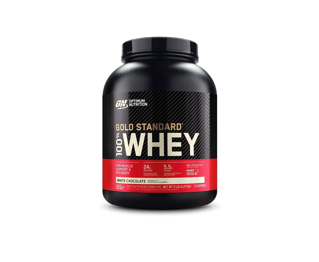 Optimum Nutrition Gold Standard 100% weiße Schokolade -- 5 lbs